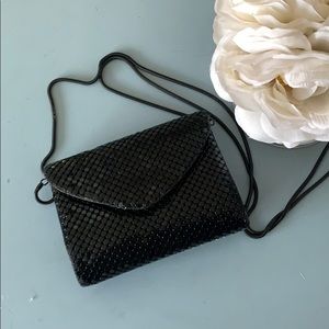 Vintage black sequin crossbody